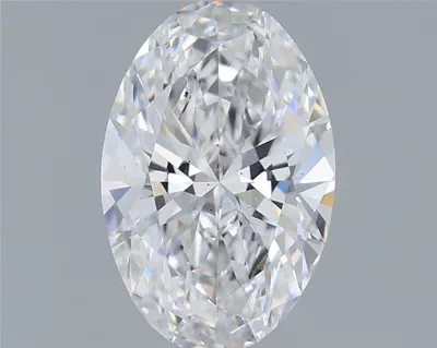 0.73ct E VS2 Rare Carat Ideal Cut Oval Lab Grown Diamond