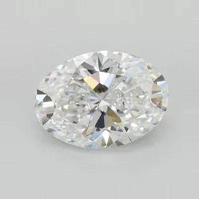 3.72ct E VS1 Rare Carat Ideal Cut Oval Lab Grown Diamond