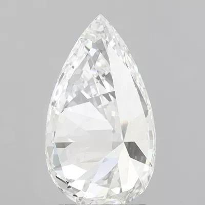 3.05ct F VVS2 Rare Carat Ideal Cut Pear Lab Grown Diamond