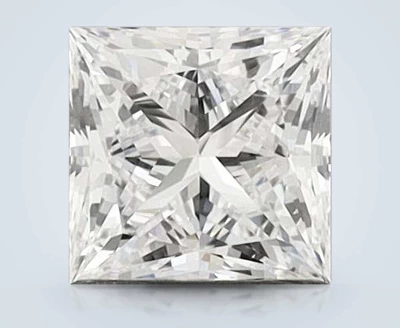 1.02ct D VVS2 Rare Carat Ideal Cut Princess Lab Grown Diamond