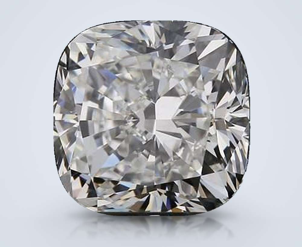2.39ct G VVS2 Rare Carat Ideal Cut Cushion Diamond