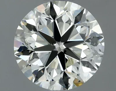 0.90ct K SI1 Very Good Cut Round Diamond