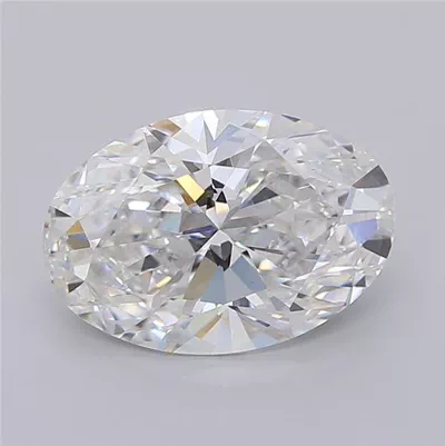 3.03ct E VVS2 Rare Carat Ideal Cut Oval Lab Grown Diamond