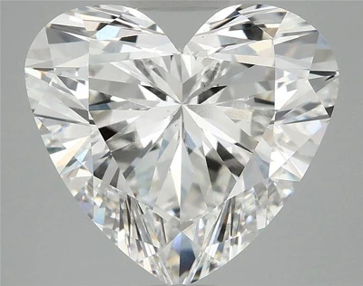 5.94ct F VS1 Rare Carat Ideal Cut Heart Lab Grown Diamond