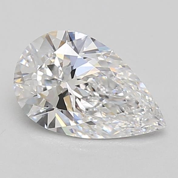 0.74ct D IF Rare Carat Ideal Cut Pear Lab Grown Diamond