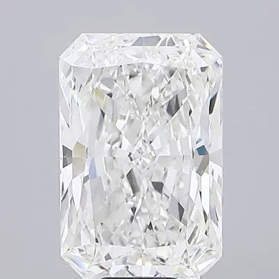 14.05ct F VVS2 Rare Carat Ideal Cut Radiant Lab Grown Diamond