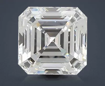 2.07ct D VVS2 Rare Carat Ideal Cut Asscher Lab Grown Diamond