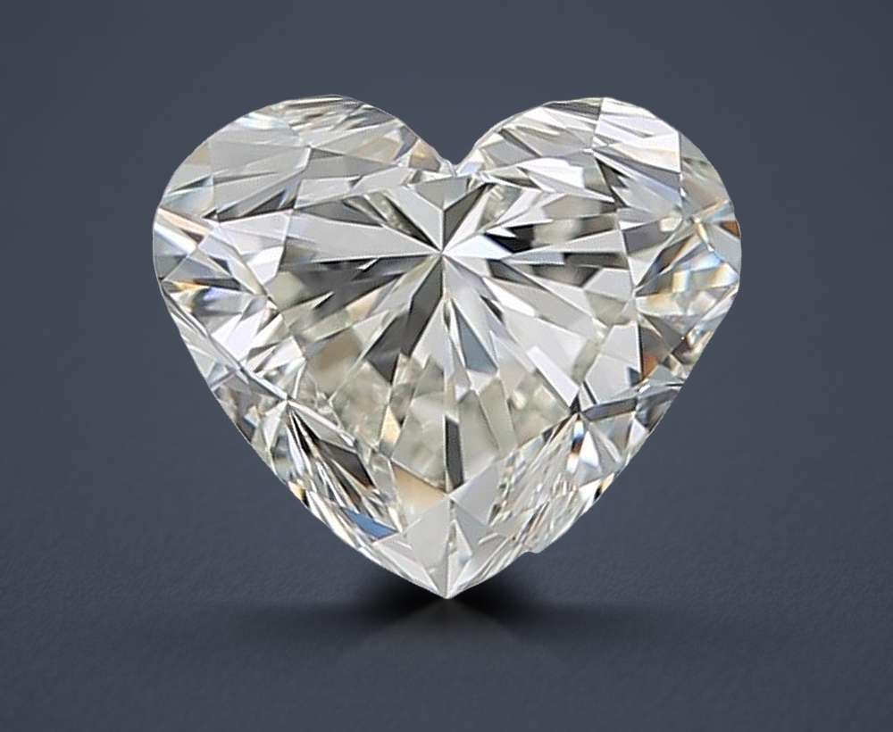 0.92ct K VS1 Rare Carat Ideal Cut Heart Diamond