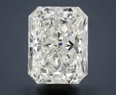 7.08ct H SI1 Rare Carat Ideal Cut Radiant Diamond
