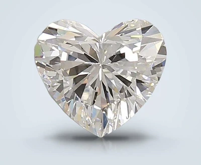 1.57ct E VVS2 Rare Carat Ideal Cut Heart Lab Grown Diamond
