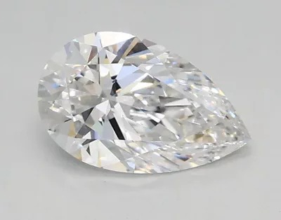 0.75ct D VVS1 Rare Carat Ideal Cut Pear Lab Grown Diamond
