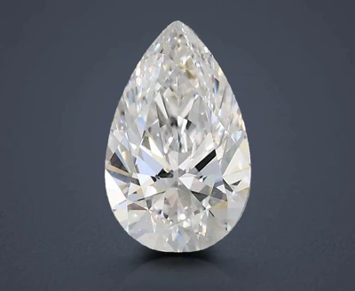 0.75ct D VVS1 Rare Carat Ideal Cut Pear Lab Grown Diamond