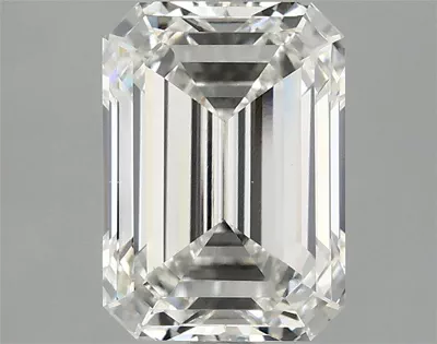 3.16ct H VS1 Excellent Cut Emerald Lab Grown Diamond