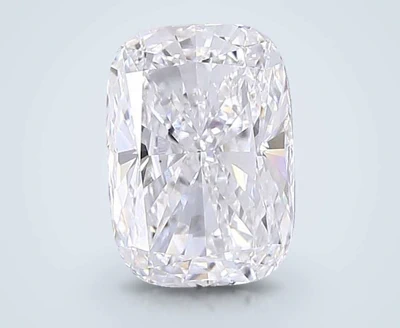 3.28ct E VS1 Rare Carat Ideal Cut Cushion Lab Grown Diamond