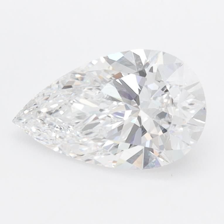 1.09ct D VVS1 Rare Carat Ideal Cut Pear Lab Grown Diamond