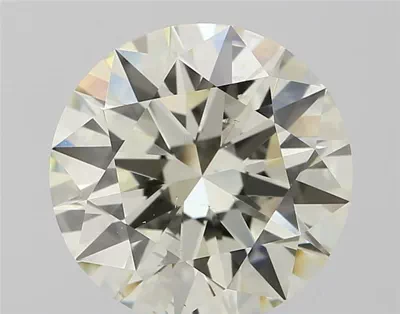 2.52ct K SI1 Rare Carat Ideal Cut Round Diamond