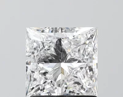 1.33ct E VS1 Rare Carat Ideal Cut Princess Lab Grown Diamond