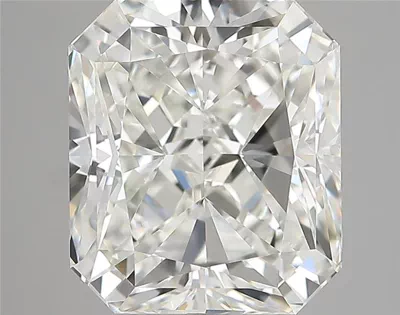5.09ct J IF Rare Carat Ideal Cut Radiant Diamond
