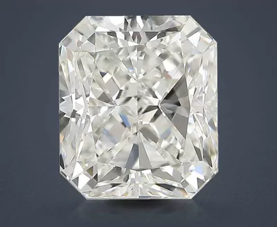 5.09ct J IF Rare Carat Ideal Cut Radiant Diamond
