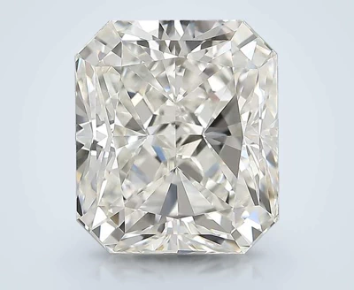 5.09ct J IF Rare Carat Ideal Cut Radiant Diamond