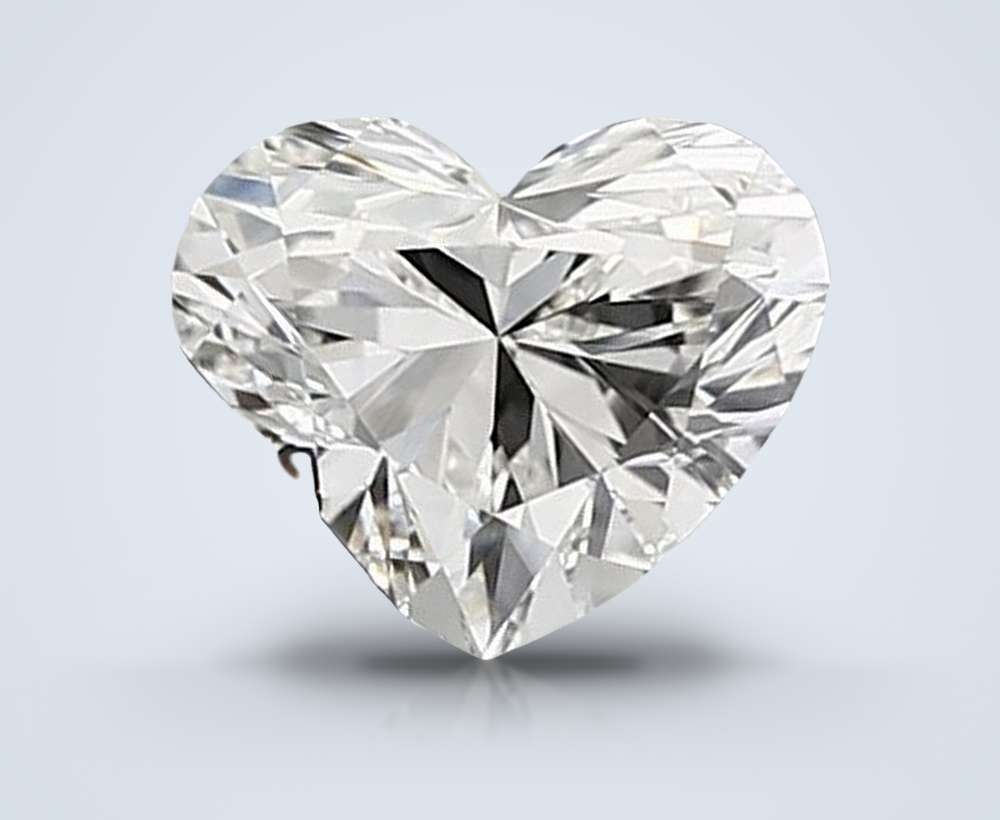 0.99ct G VVS2 Very Good Cut Heart Lab Grown Diamond