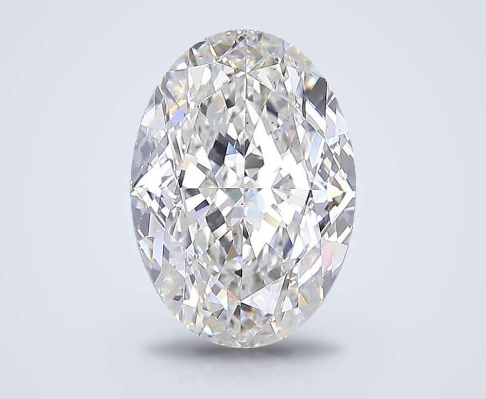 15.06ct F VS1 Good Cut Oval Lab Grown Diamond