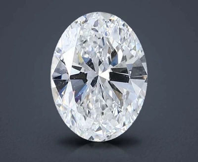 3.02ct E SI1 Very Good Cut Oval Diamond