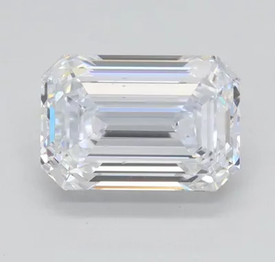 1.50ct D VS2 Rare Carat Ideal Cut Emerald Lab Grown Diamond