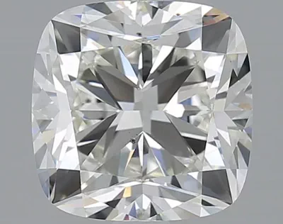 2.70ct J SI1 Rare Carat Ideal Cut Cushion Diamond
