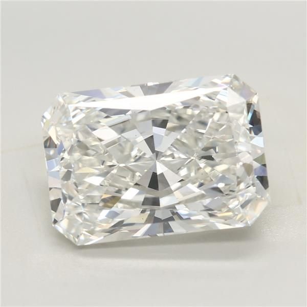 5.08ct F VS2 Rare Carat Ideal Cut Radiant Lab Grown Diamond