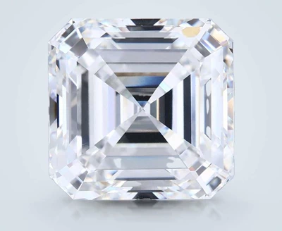 10.12ct F VVS2 Rare Carat Ideal Cut Asscher Lab Grown Diamond