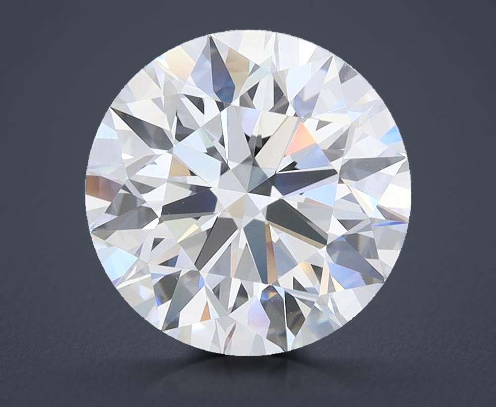 2.82ct D FL Rare Carat Ideal Cut Round Lab Grown Diamond