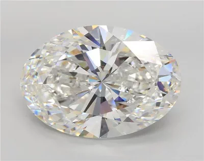 32.51ct F VS1 Rare Carat Ideal Cut Oval Lab Grown Diamond