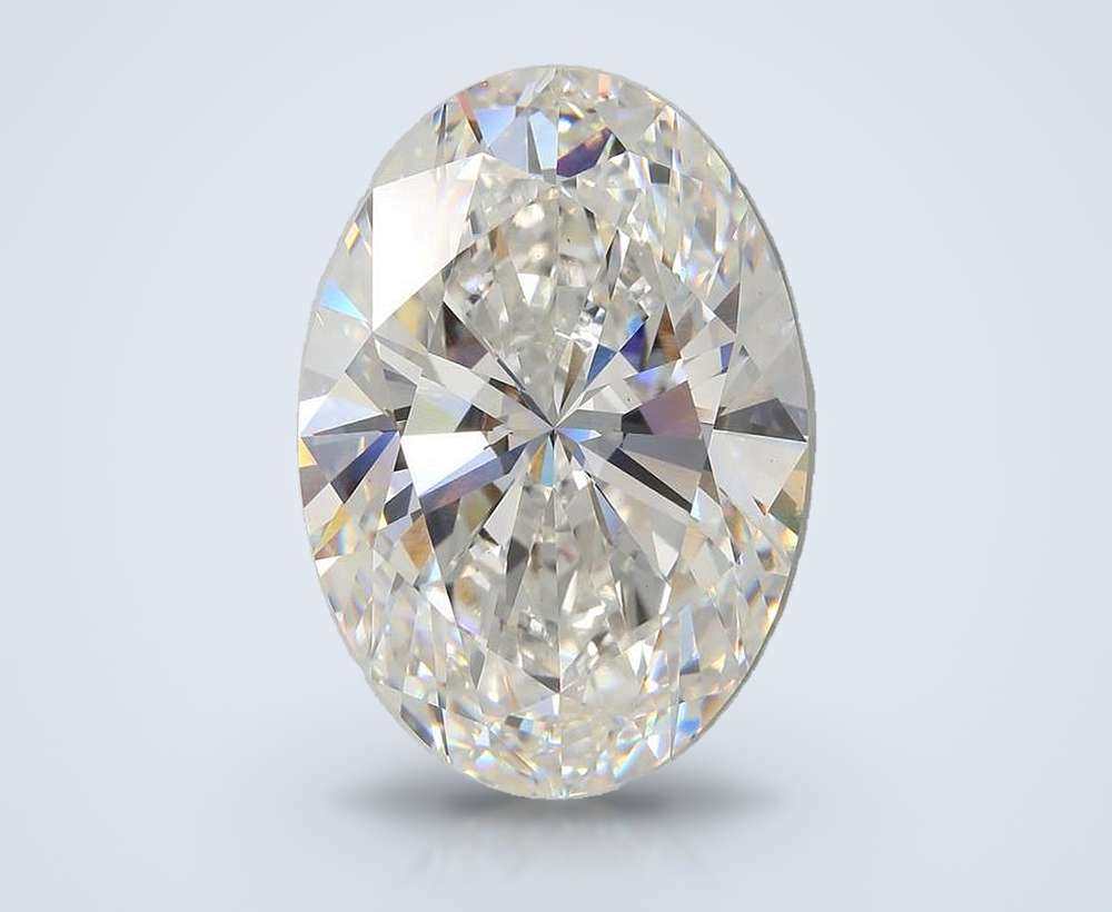 32.51ct F VS1 Rare Carat Ideal Cut Oval Lab Grown Diamond
