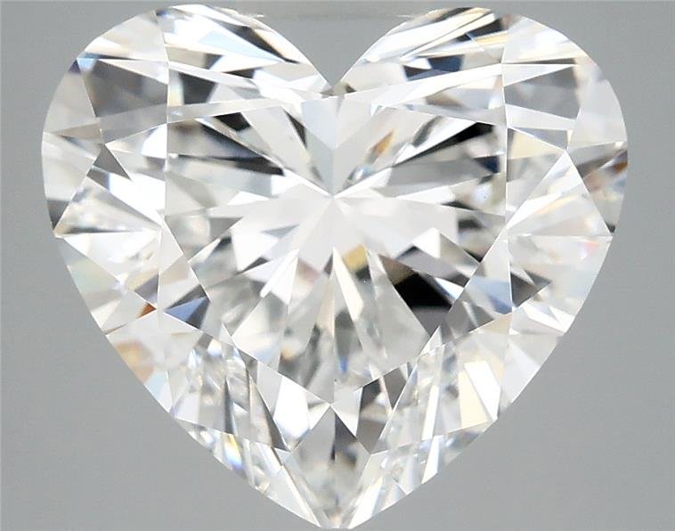6.17ct E VVS2 Rare Carat Ideal Cut Heart Lab Grown Diamond