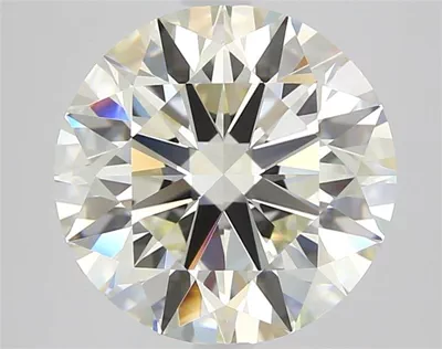3.14ct K VVS1 Rare Carat Ideal Cut Round Diamond