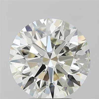 3.50ct K SI2 Rare Carat Ideal Cut Round Diamond