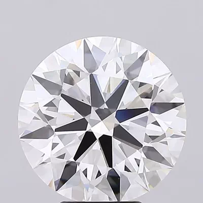 5.62ct F IF Rare Carat Ideal Cut Round Lab Grown Diamond