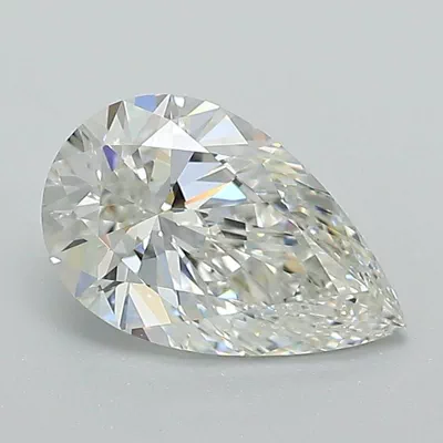 1.35ct F VVS2 Rare Carat Ideal Cut Pear Lab Grown Diamond
