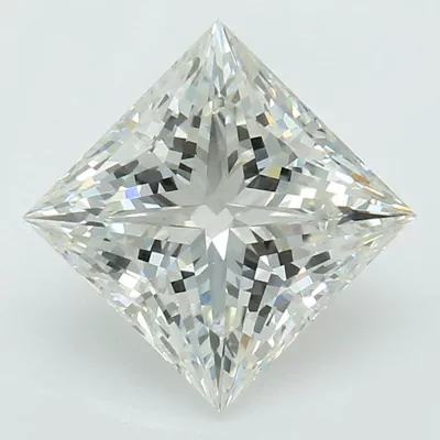 1.18ct H VVS2 Rare Carat Ideal Cut Princess Lab Grown Diamond