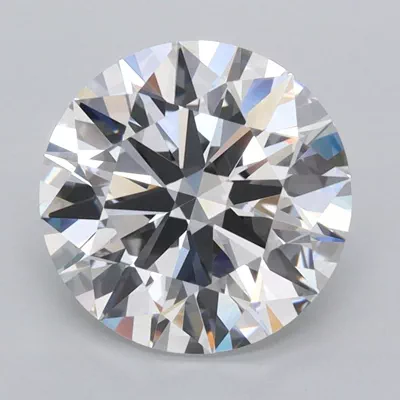 2.55ct D VVS1 Rare Carat Ideal Cut Round Lab Grown Diamond