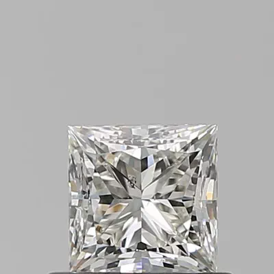 0.70ct J SI1 Rare Carat Ideal Cut Princess Diamond