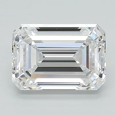 2.09ct D VS1 Good Cut Emerald Lab Grown Diamond