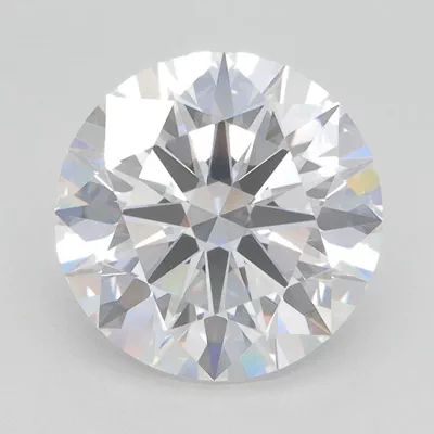 3.43ct D VVS2 Rare Carat Ideal Cut Round Lab Grown Diamond