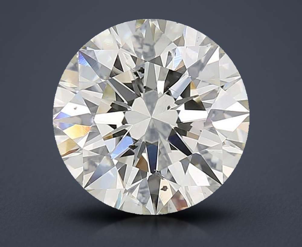 2.30ct K SI2 Rare Carat Ideal Cut Round Diamond