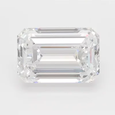 1.01ct D VVS1 Rare Carat Ideal Cut Emerald Lab Grown Diamond