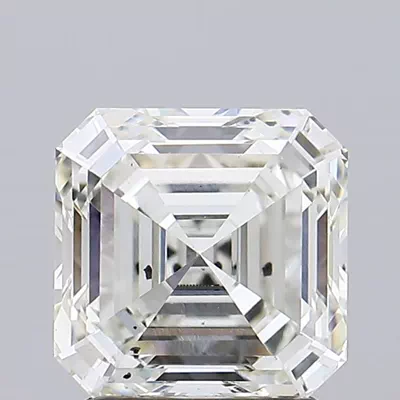 2.00ct H SI1 Very Good Cut Asscher Lab Grown Diamond