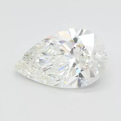 1.03ct H IF Rare Carat Ideal Cut Pear Lab Grown Diamond