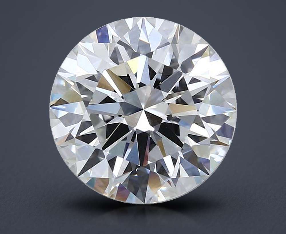 5.07ct F VS1 Rare Carat Ideal Cut Round Lab Grown Diamond