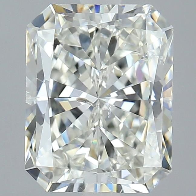 2.20ct J SI2 Rare Carat Ideal Cut Radiant Diamond